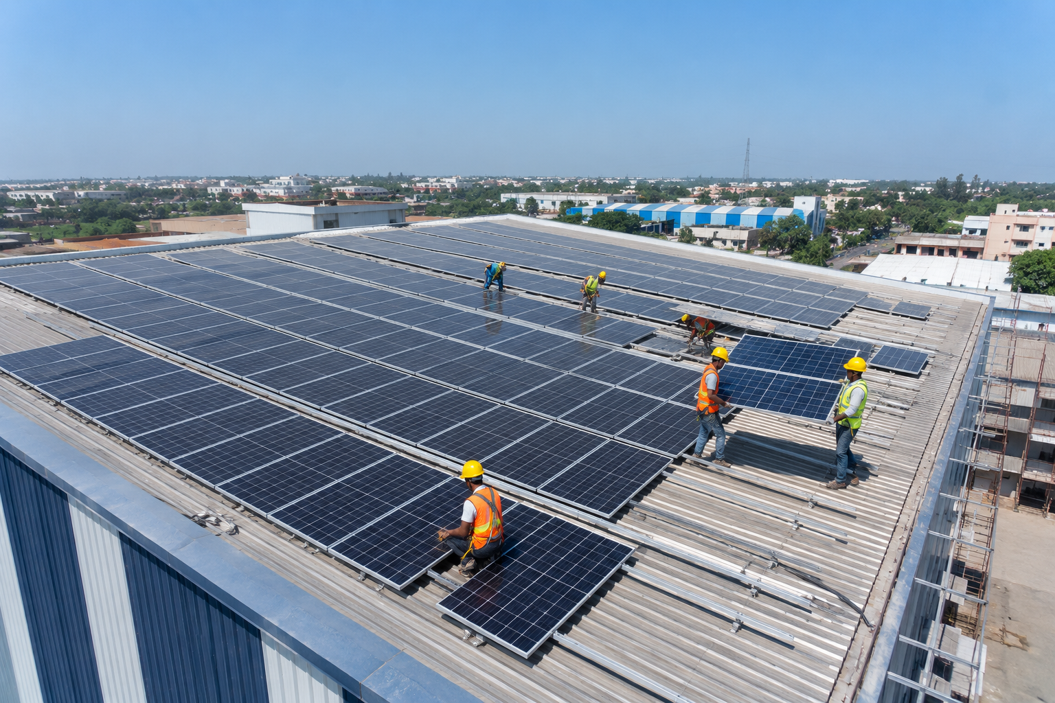 Industrial Solar System Installation Service