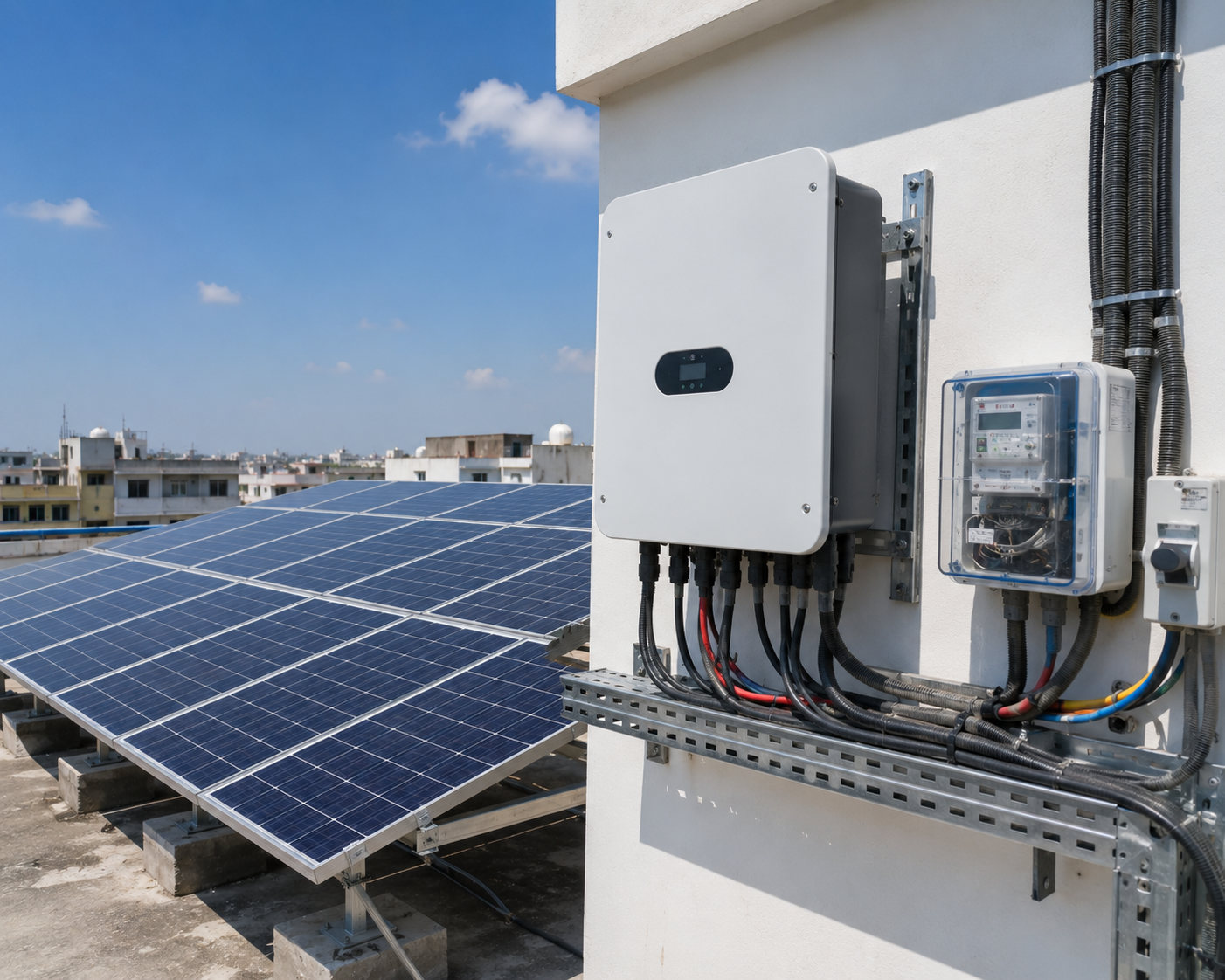 On Grid Solar Panel Installation